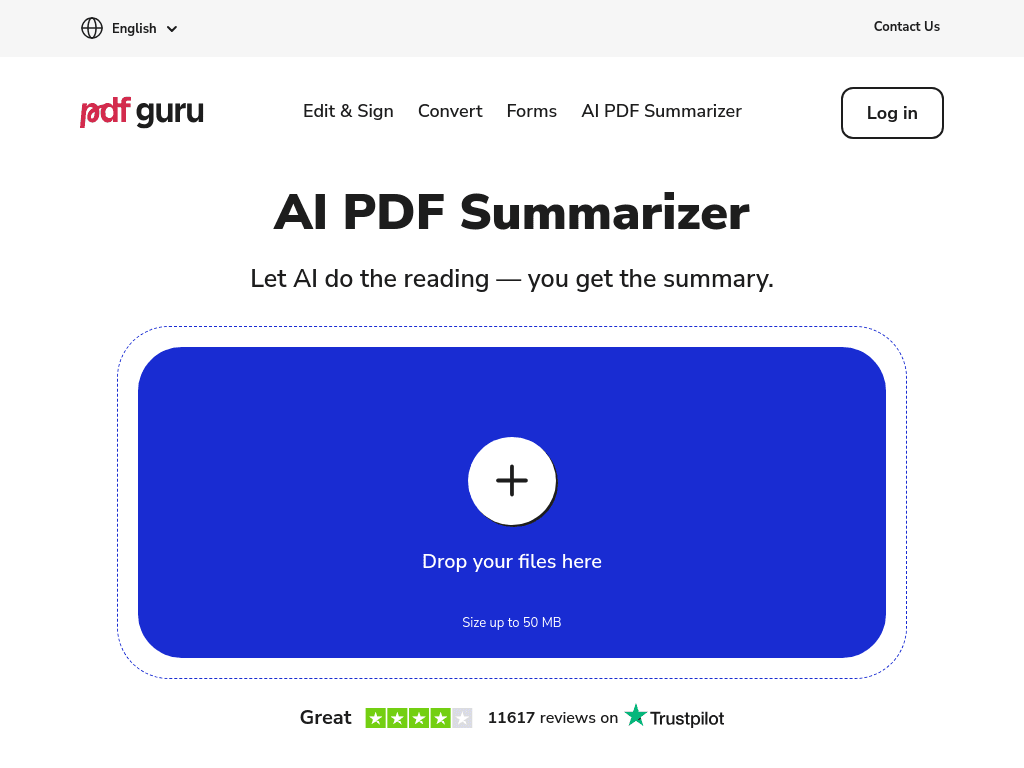 AI PDF Summarizer screenshot