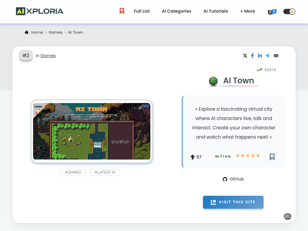 AI Town screenshot