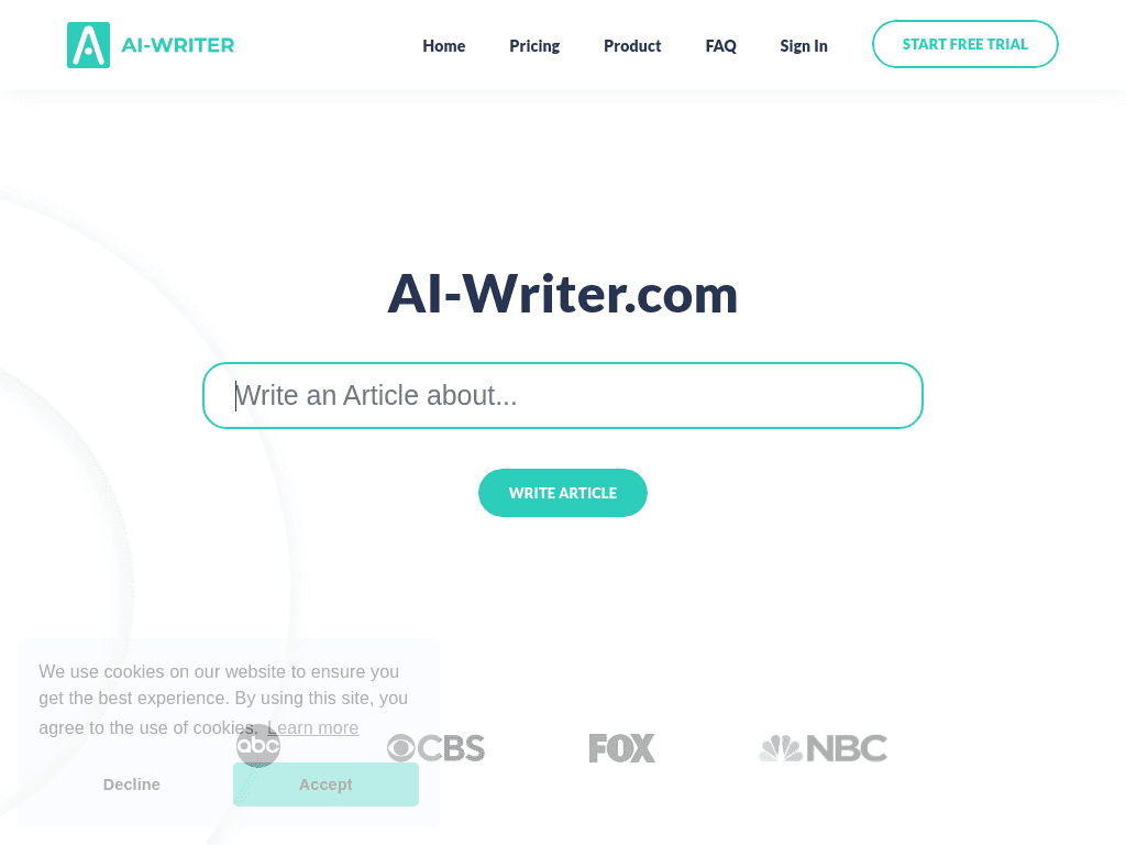 AI Writer screenshot