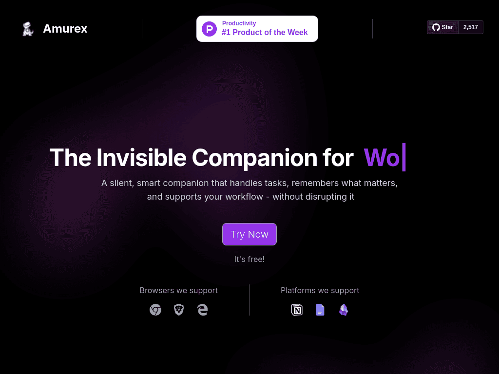 Amurex AI screenshot