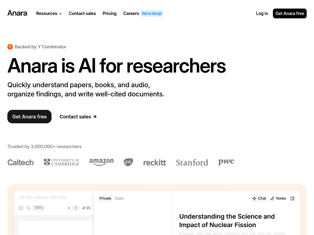 Anara screenshot