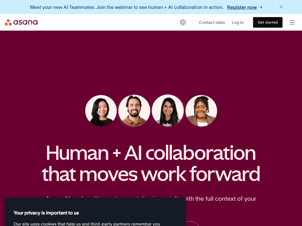 Asana AI screenshot