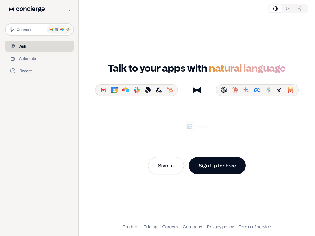 Ask Concierge AI screenshot