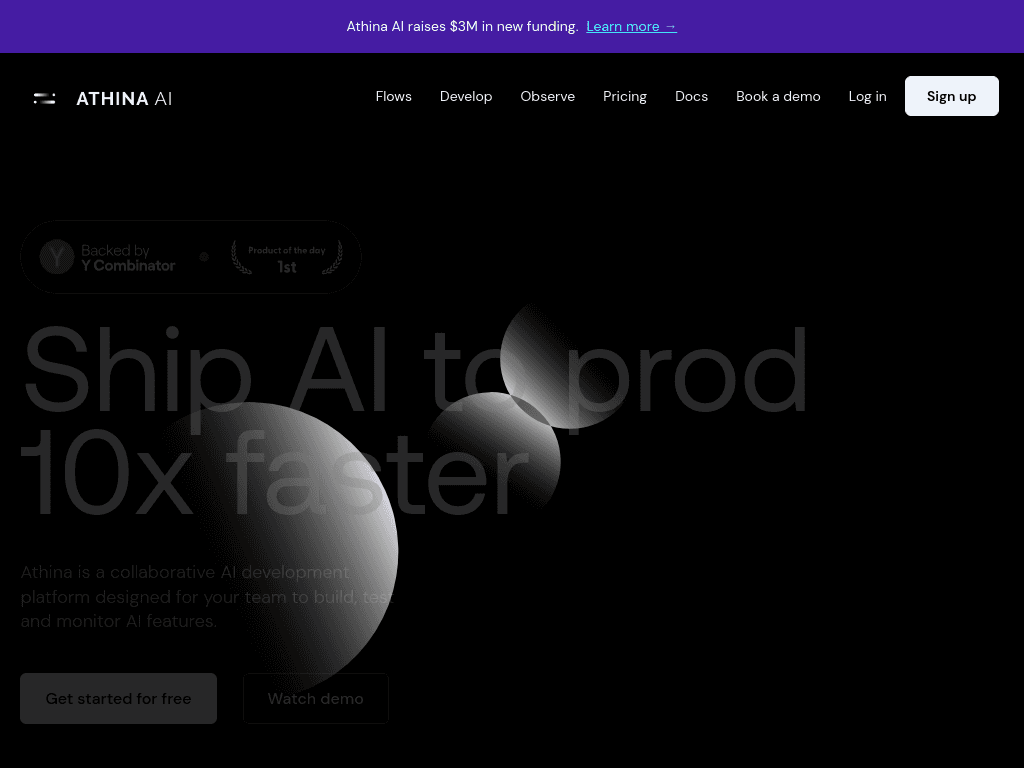 Athina AI screenshot
