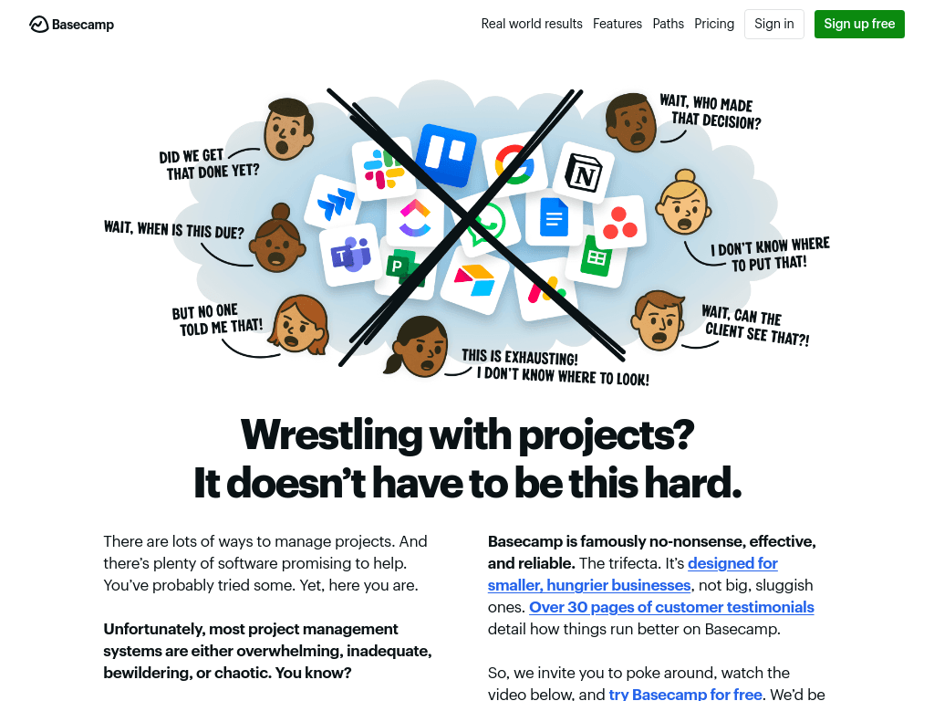 Basecamp screenshot