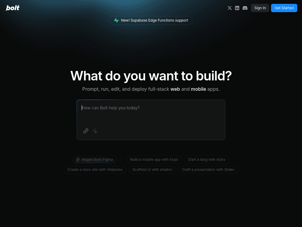 Bolt screenshot