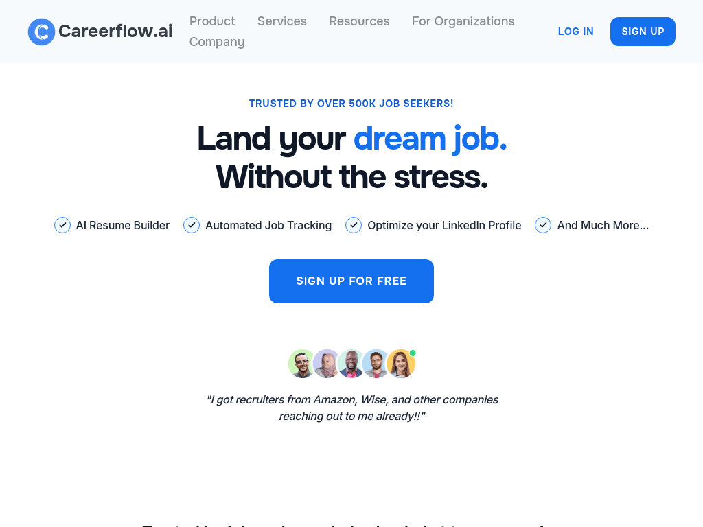 CareerFlow screenshot