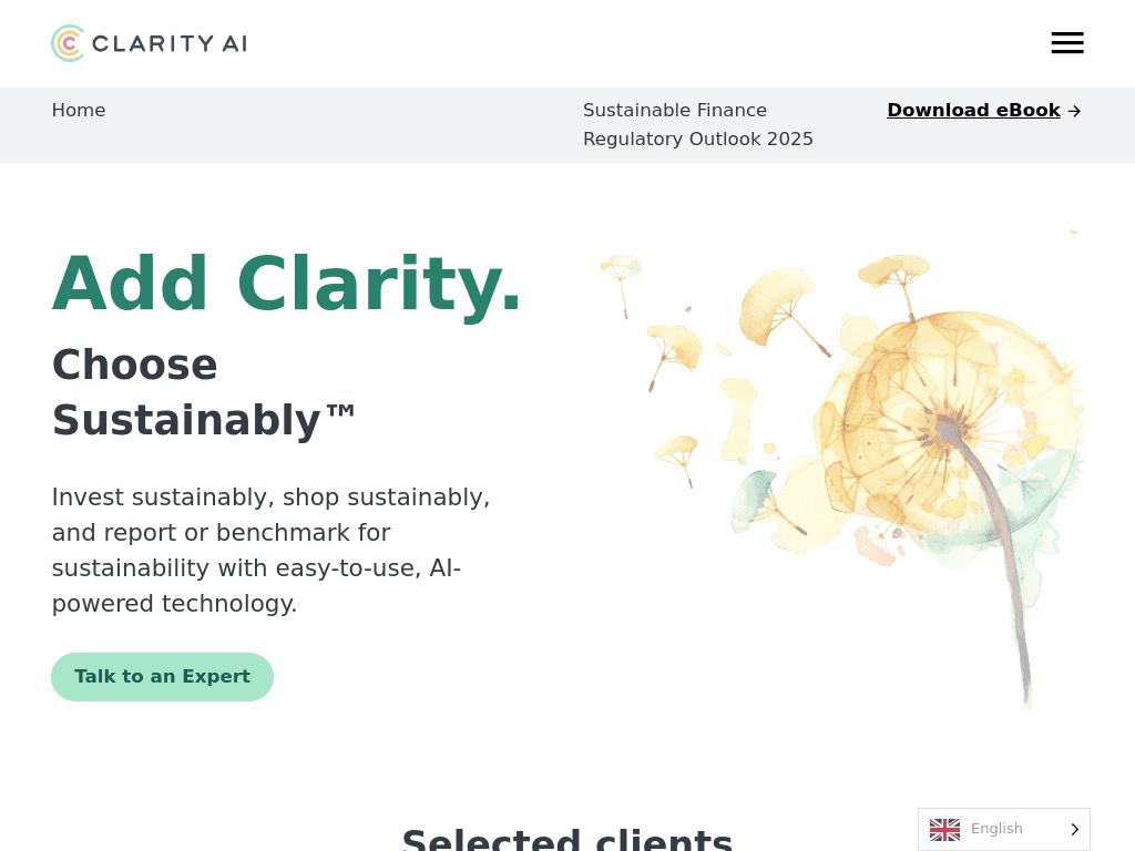 Clarity AI screenshot