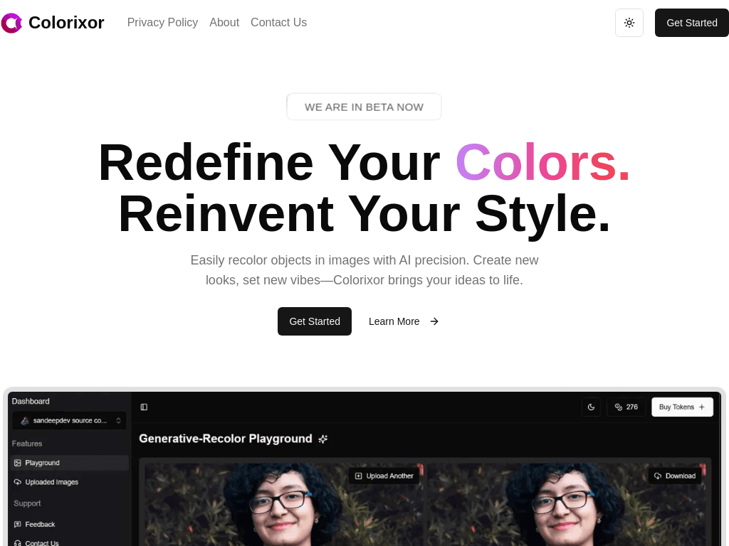 Colorixor screenshot