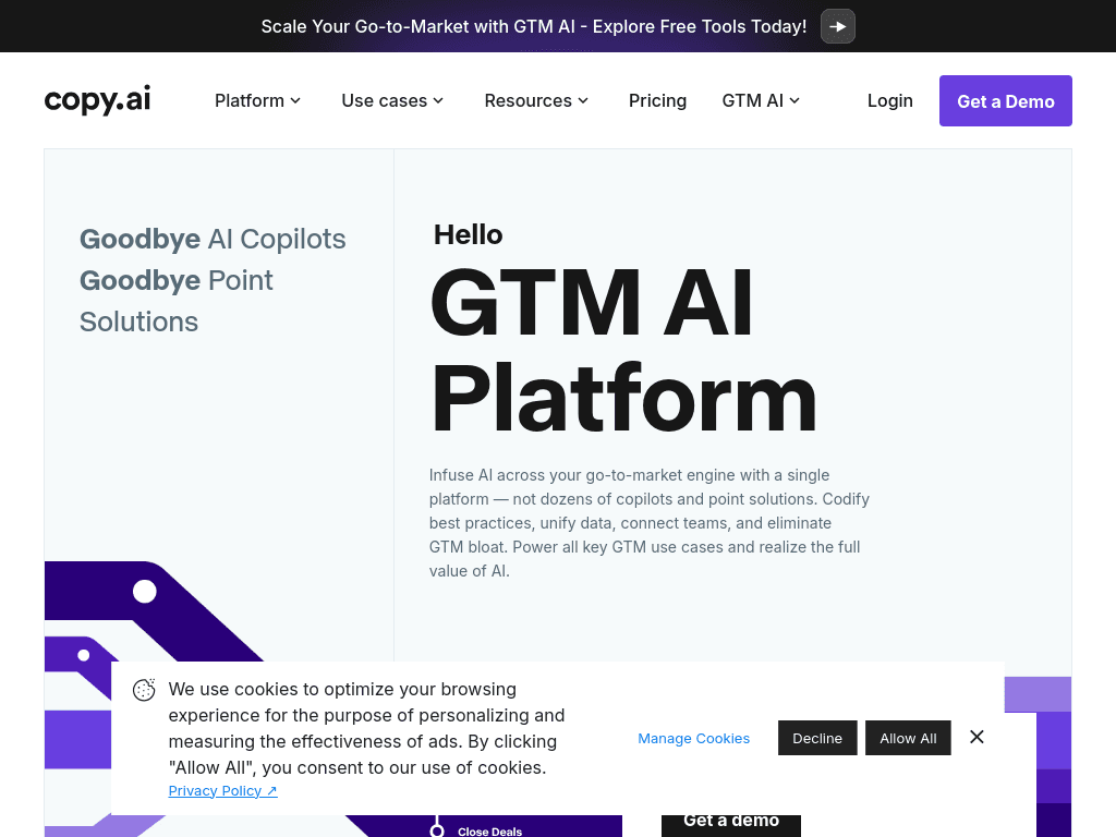 Copy.ai screenshot