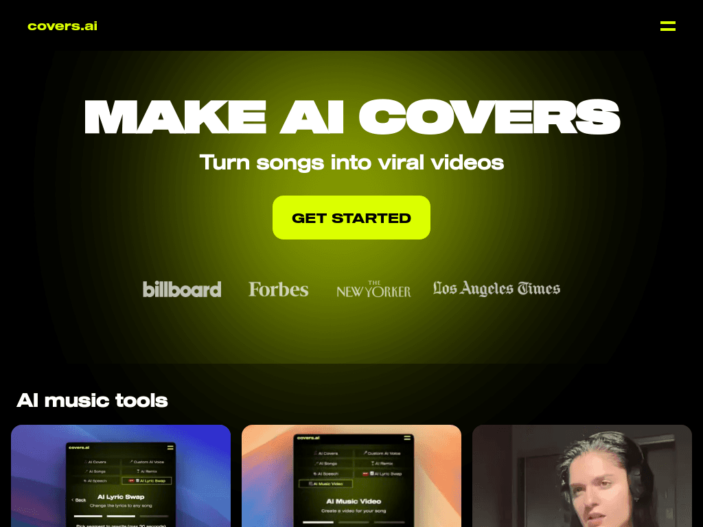 Covers.AI screenshot