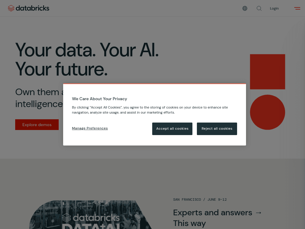 Databricks screenshot