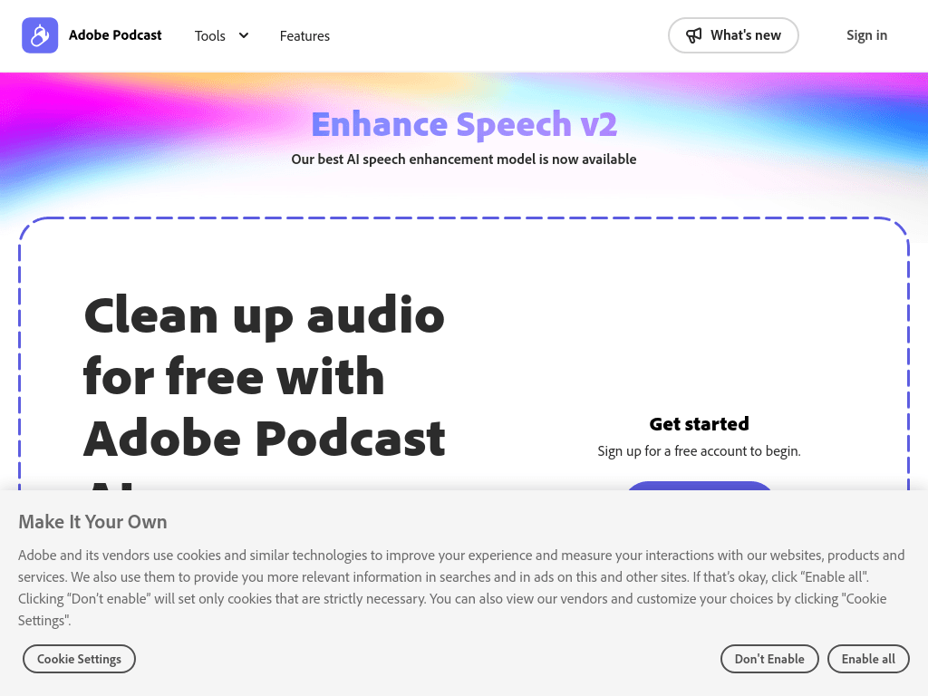 Enhance Speech v2 screenshot