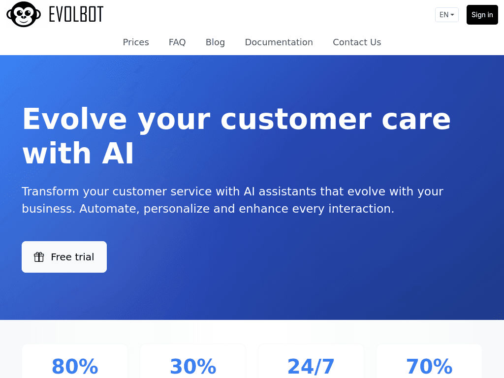 Evolbot screenshot