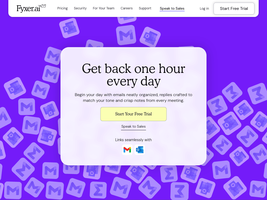 Fyxer screenshot