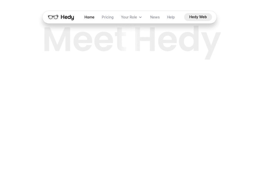 Hedy screenshot