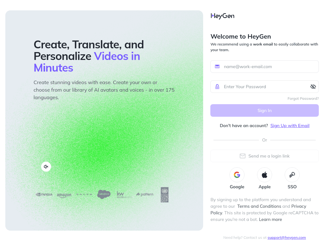 HeyGen screenshot