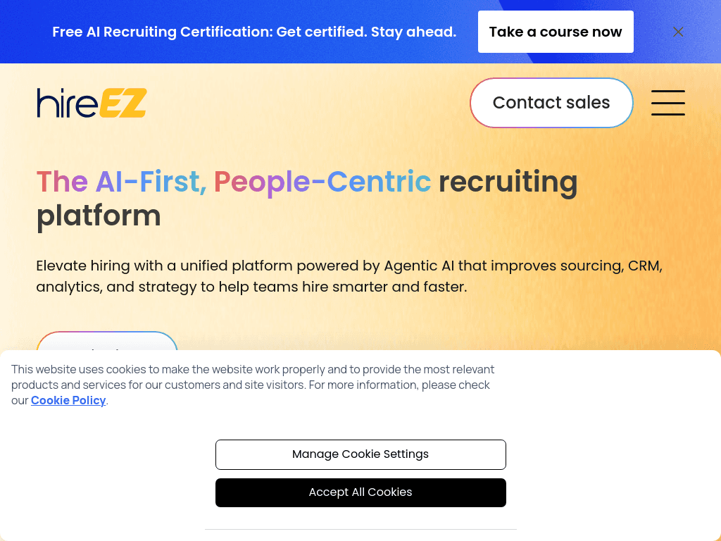 hireEZ screenshot