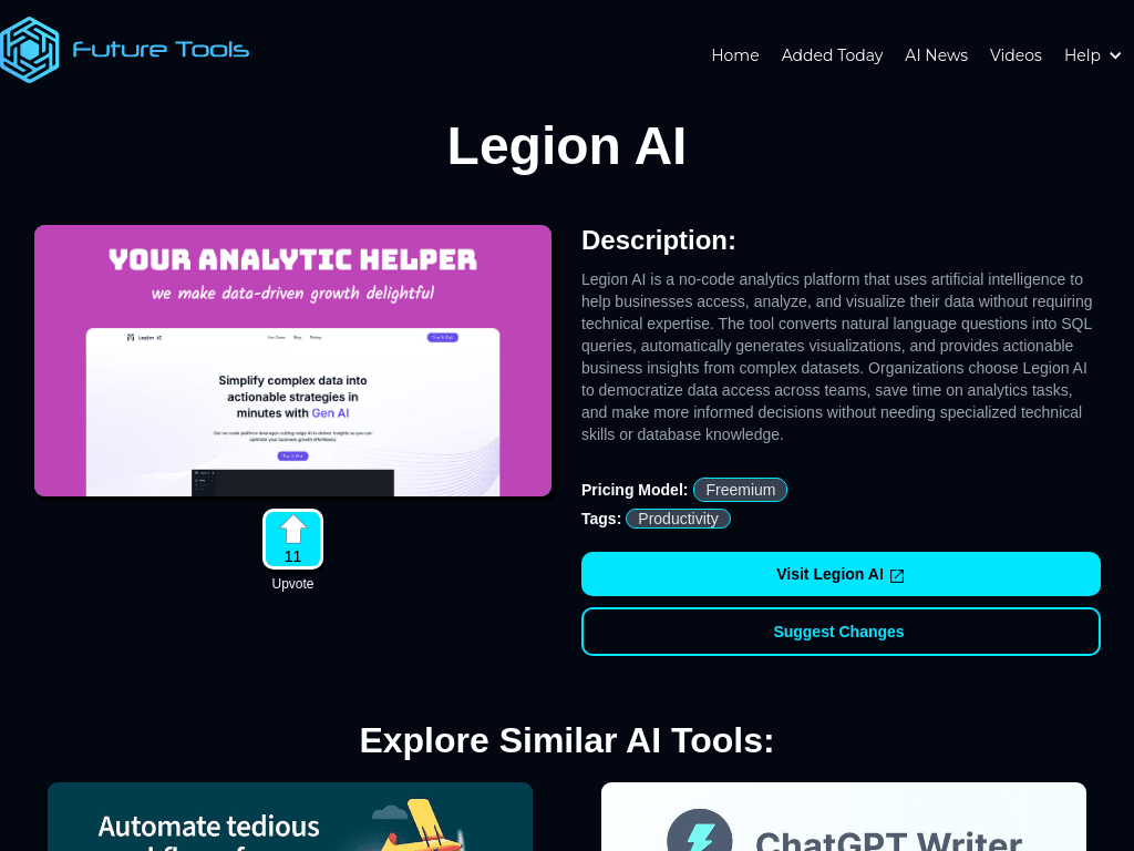 Legion AI screenshot