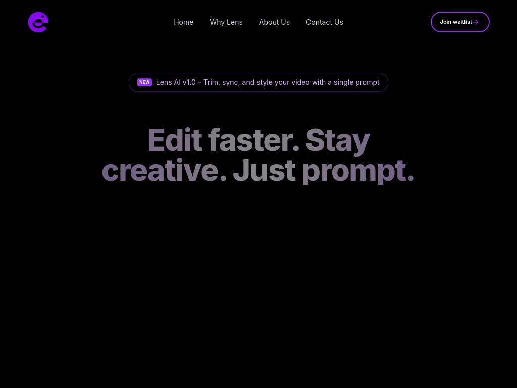 Lens screenshot