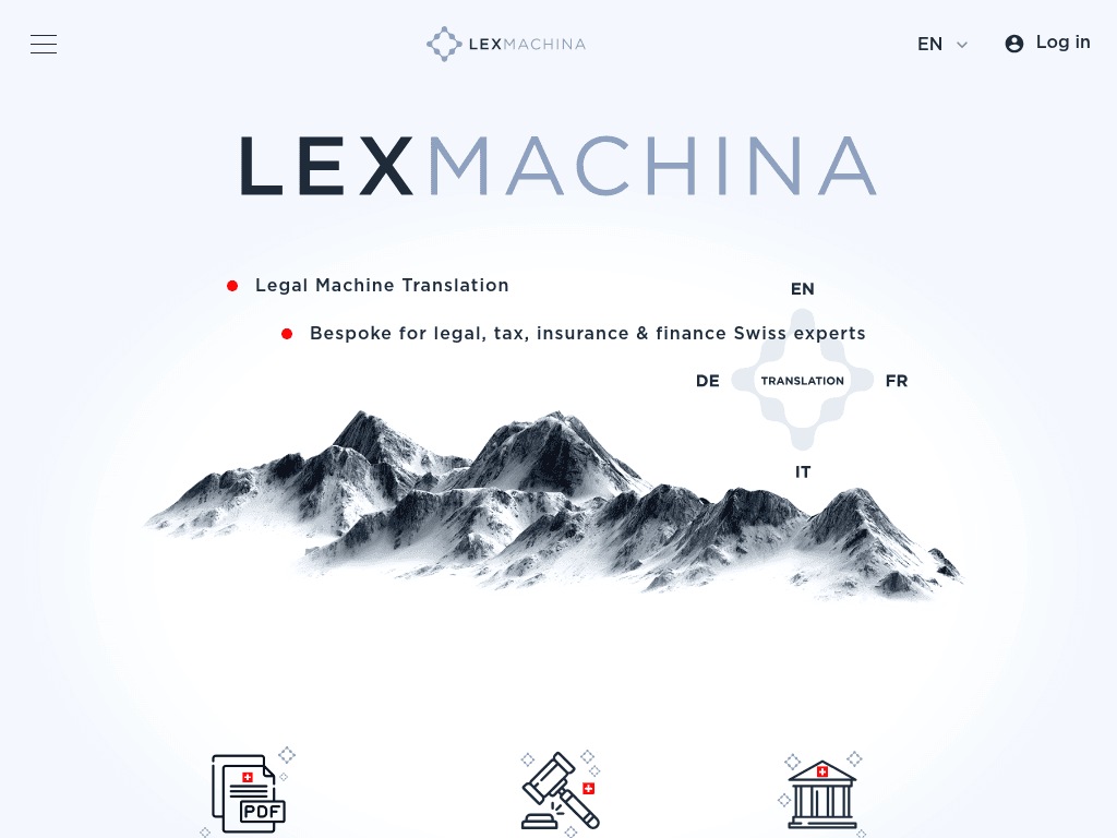 Lex Machina screenshot