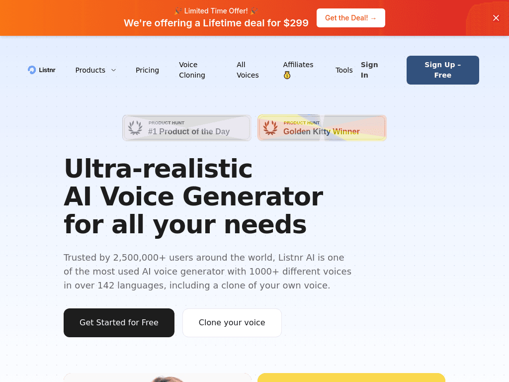 Listnr screenshot