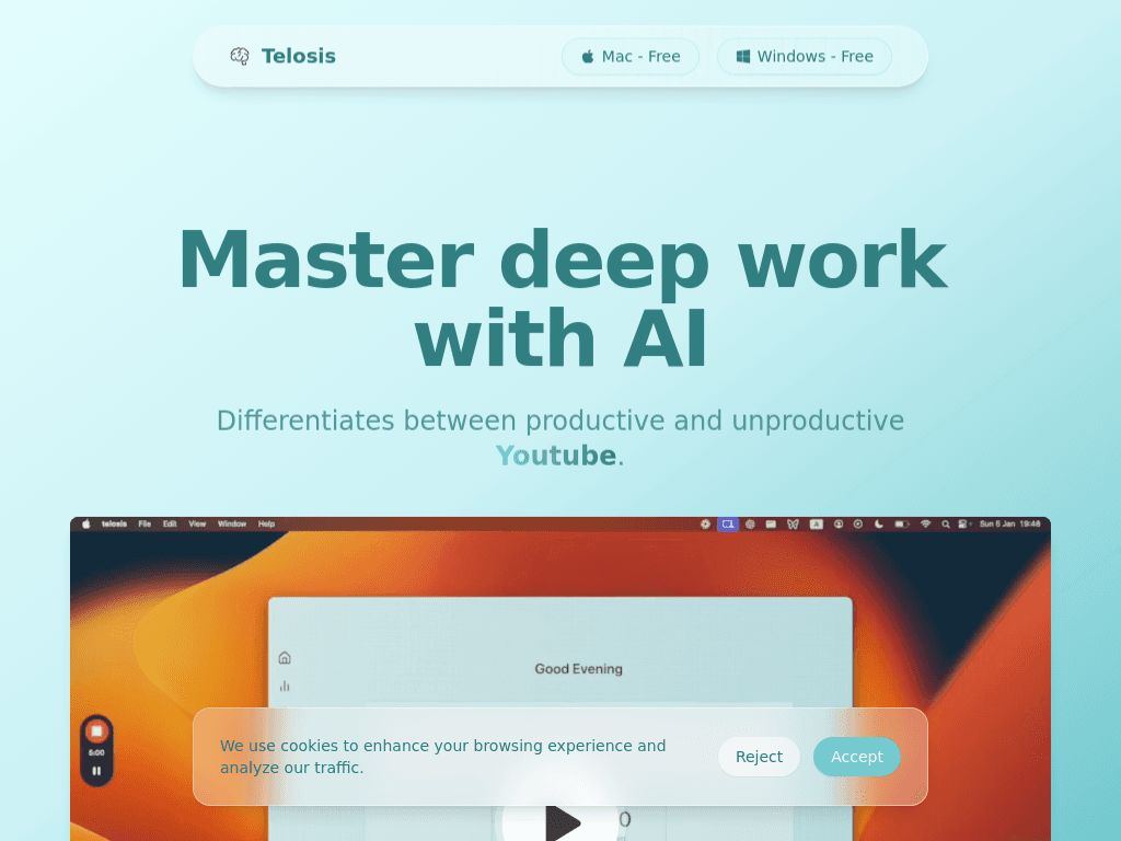 Master deep work with AI screenshot