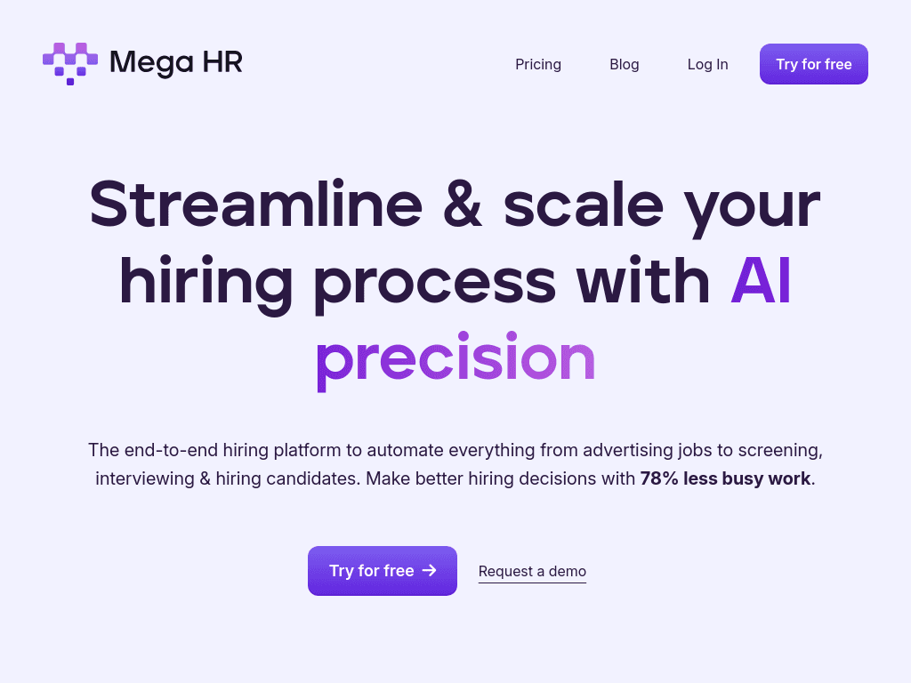 Mega HR screenshot
