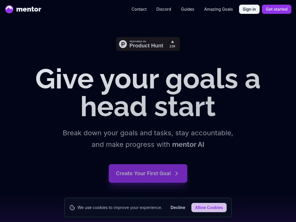 Mentor screenshot