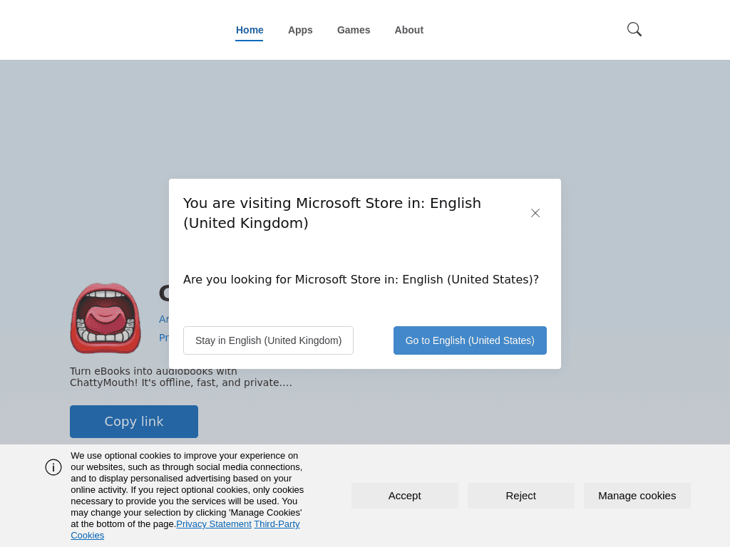 Microsoft Store App: 9n4d15ppvt2w screenshot