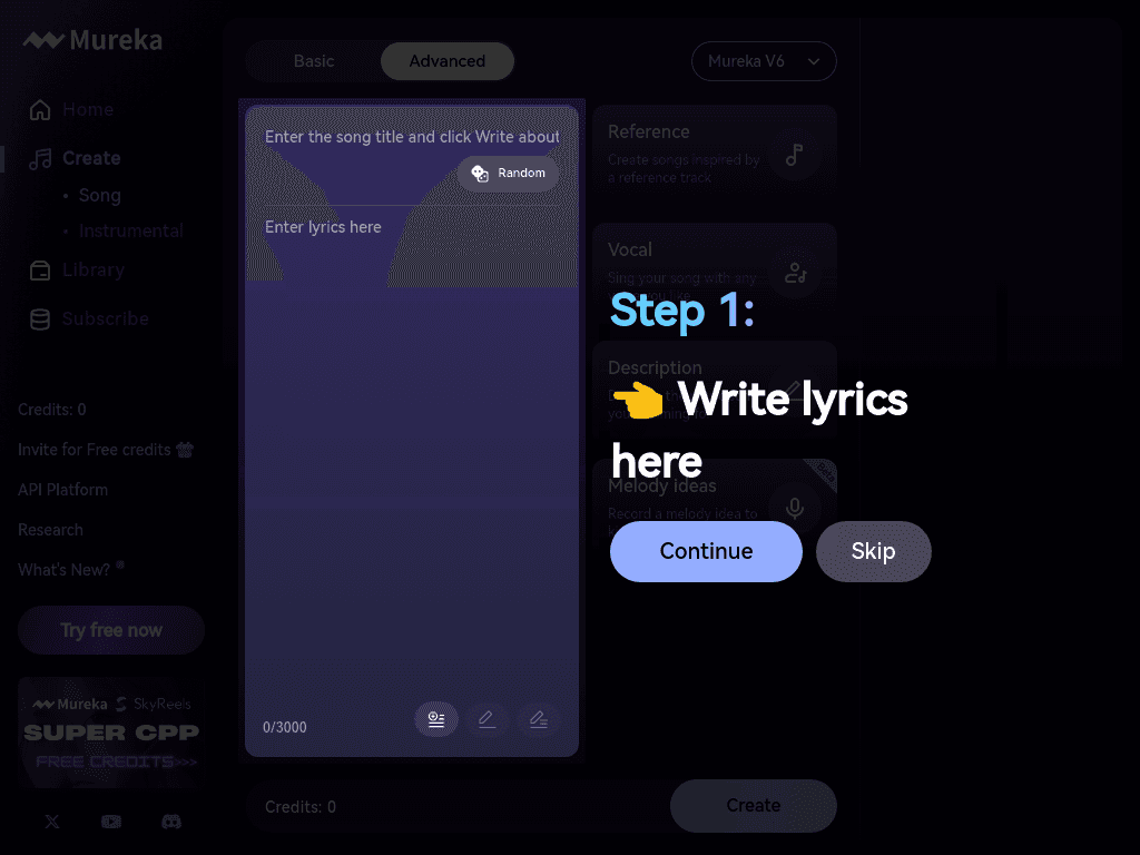 Mureka screenshot