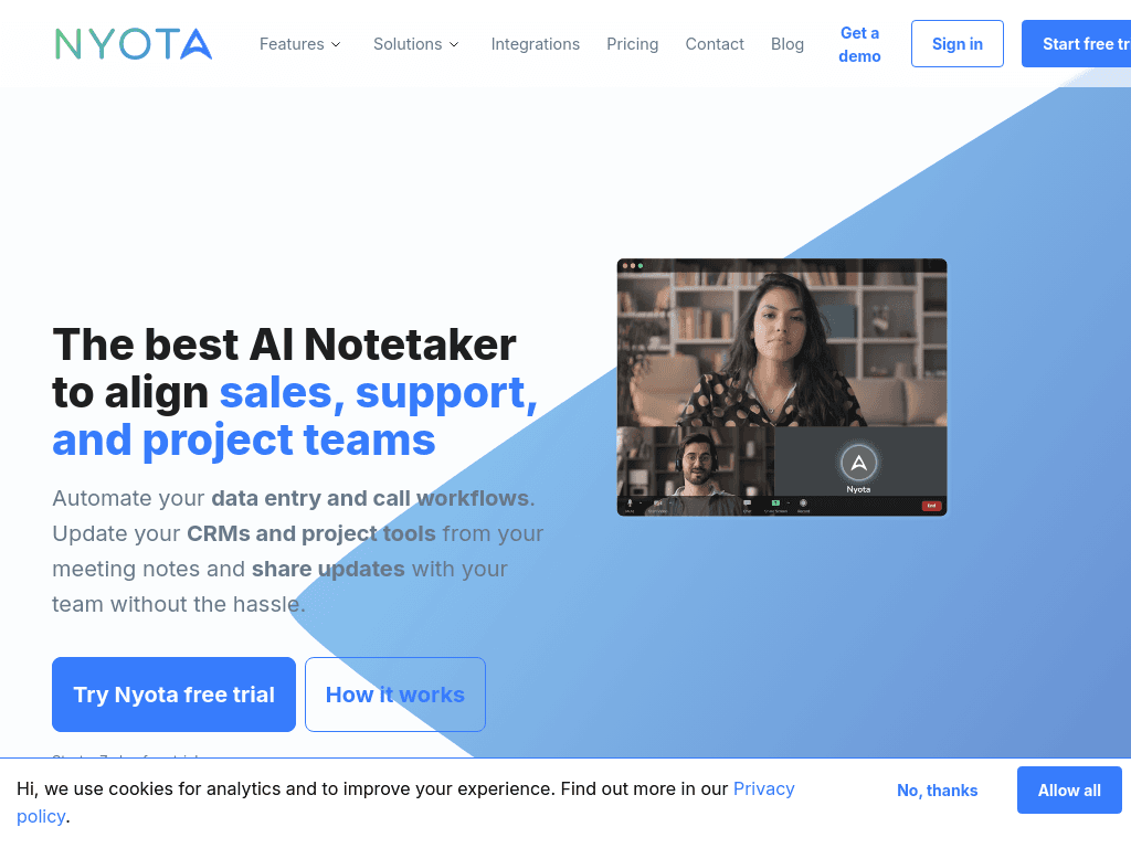 Nyota screenshot