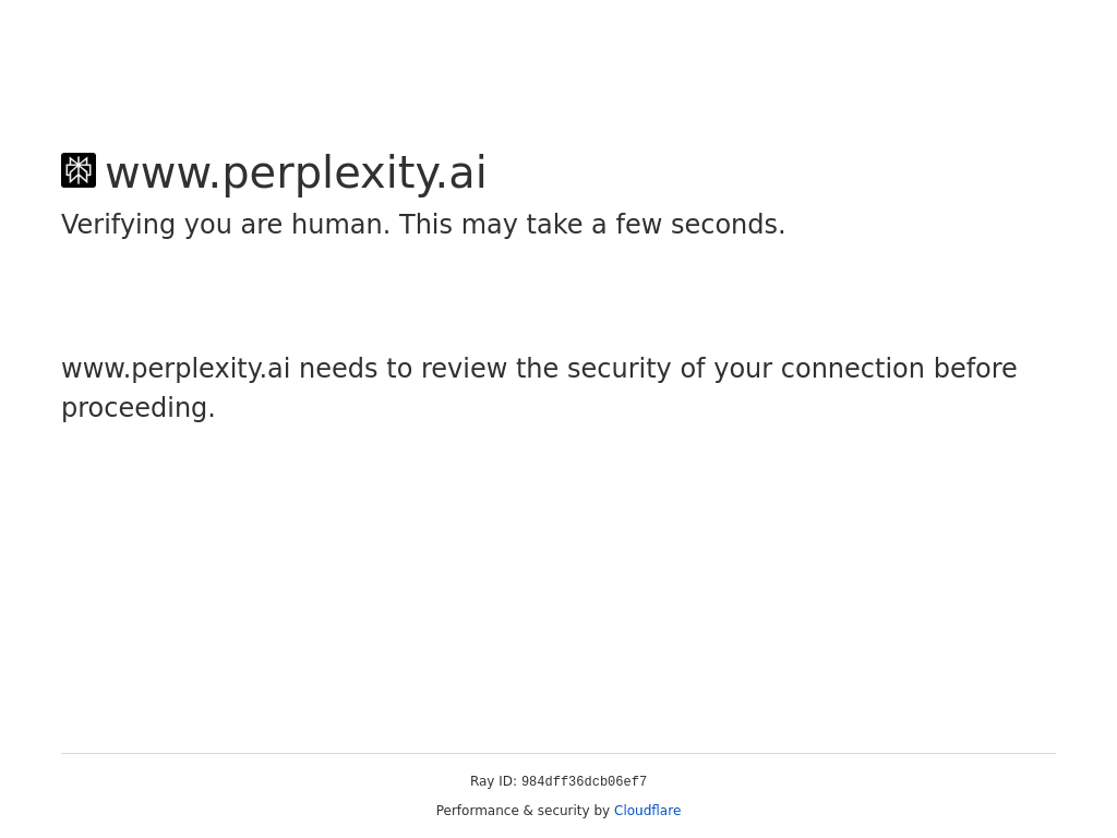 Perplexity AI screenshot