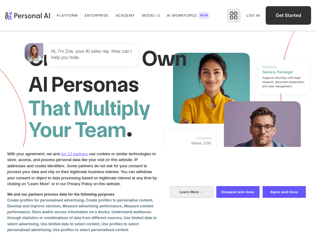 Personal.ai screenshot