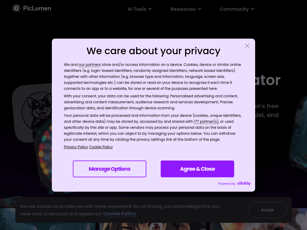 Piclumen screenshot