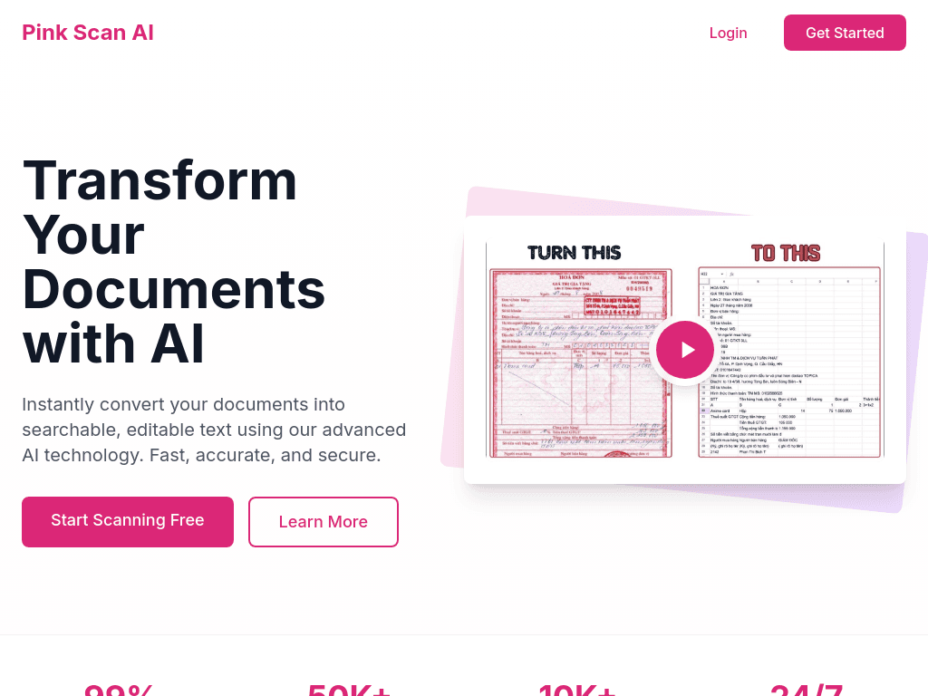 Pinkscan AI screenshot