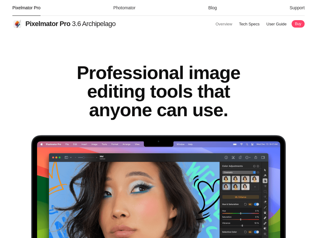Pixelmator Pro screenshot