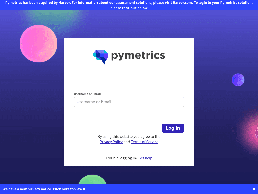 Pymetrics screenshot