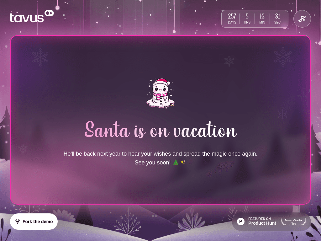 Santa by Tavus screenshot