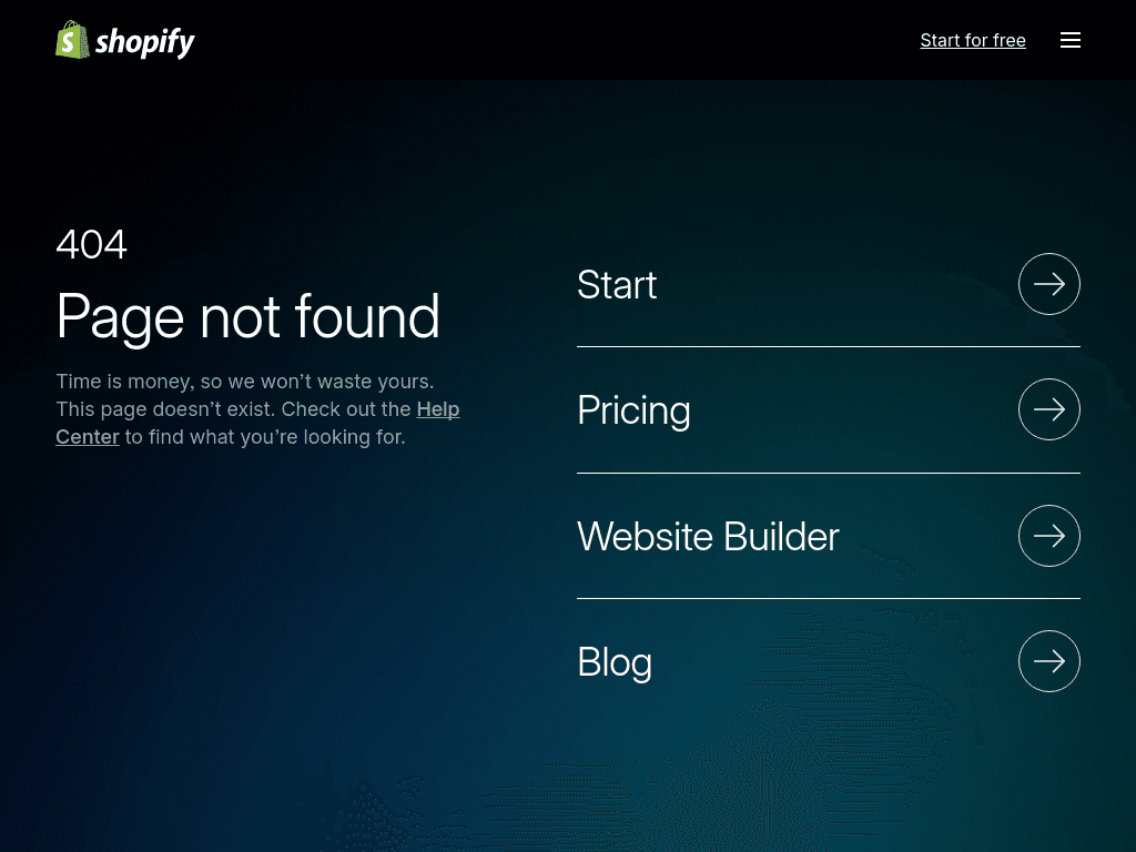 Shopify Horizon screenshot