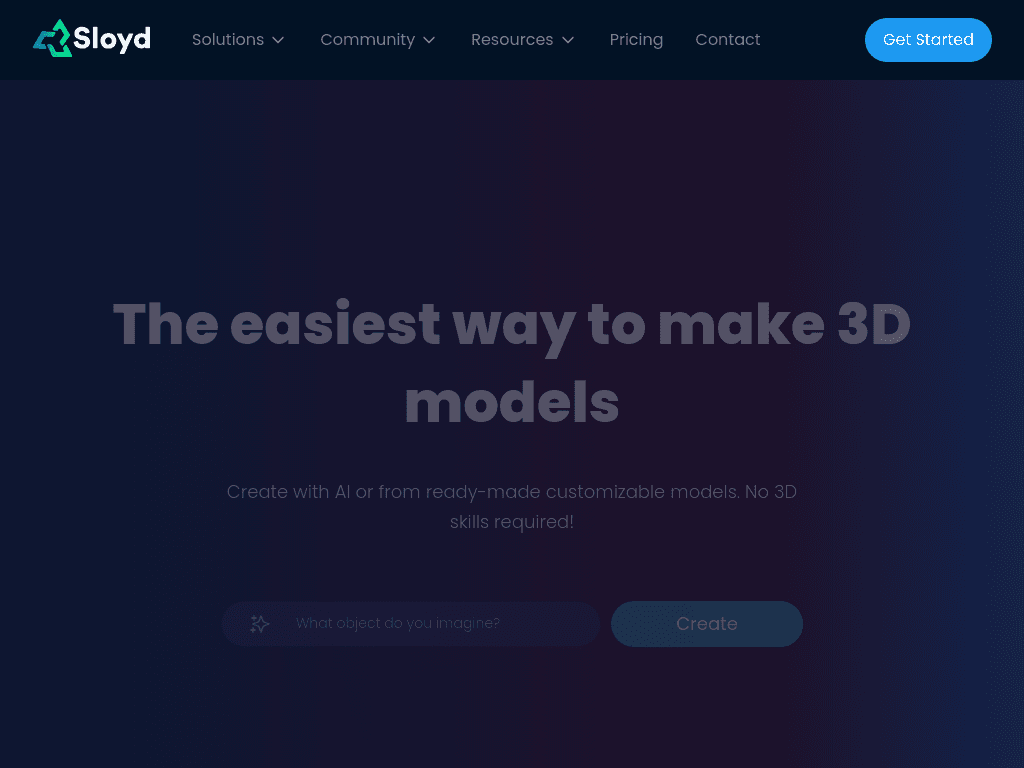 Sloyd.ai screenshot