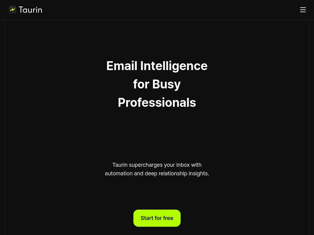 Taurin screenshot