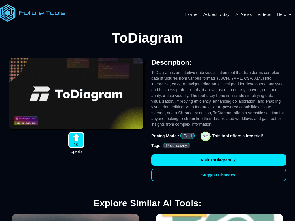 ToDiagram screenshot