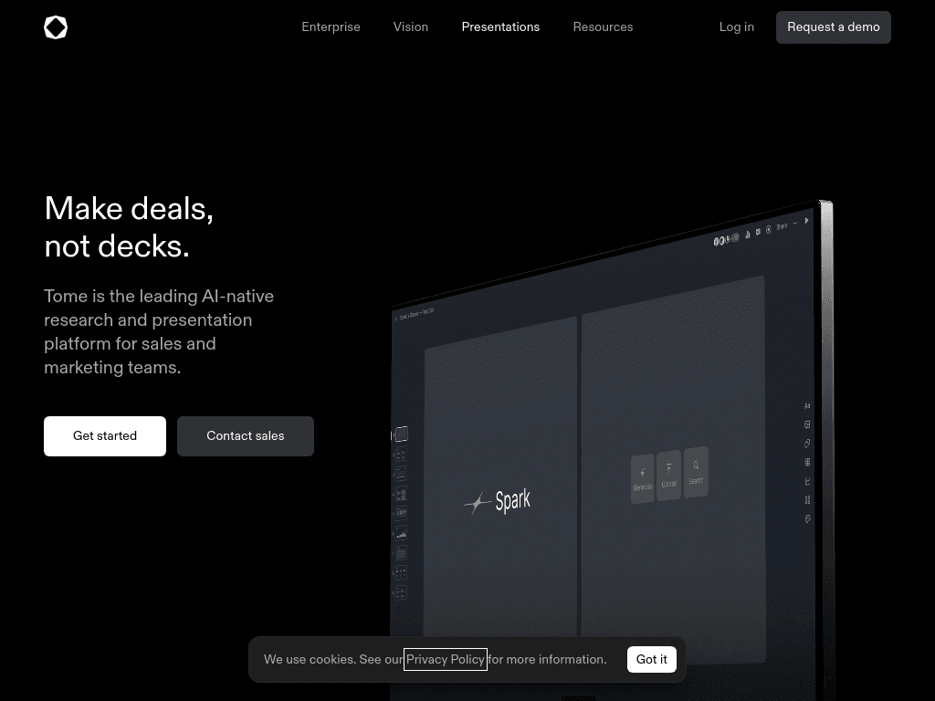 Tome screenshot