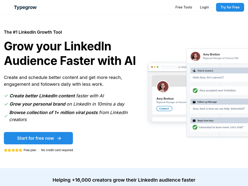 Typegrow screenshot