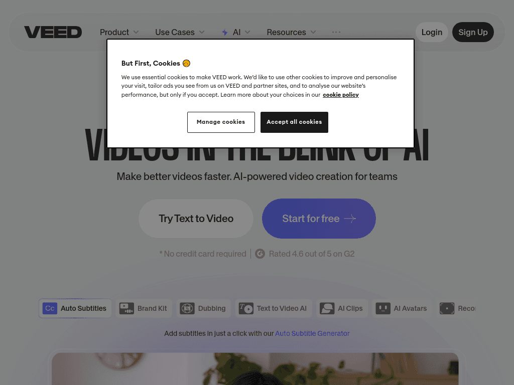 Veed.io screenshot