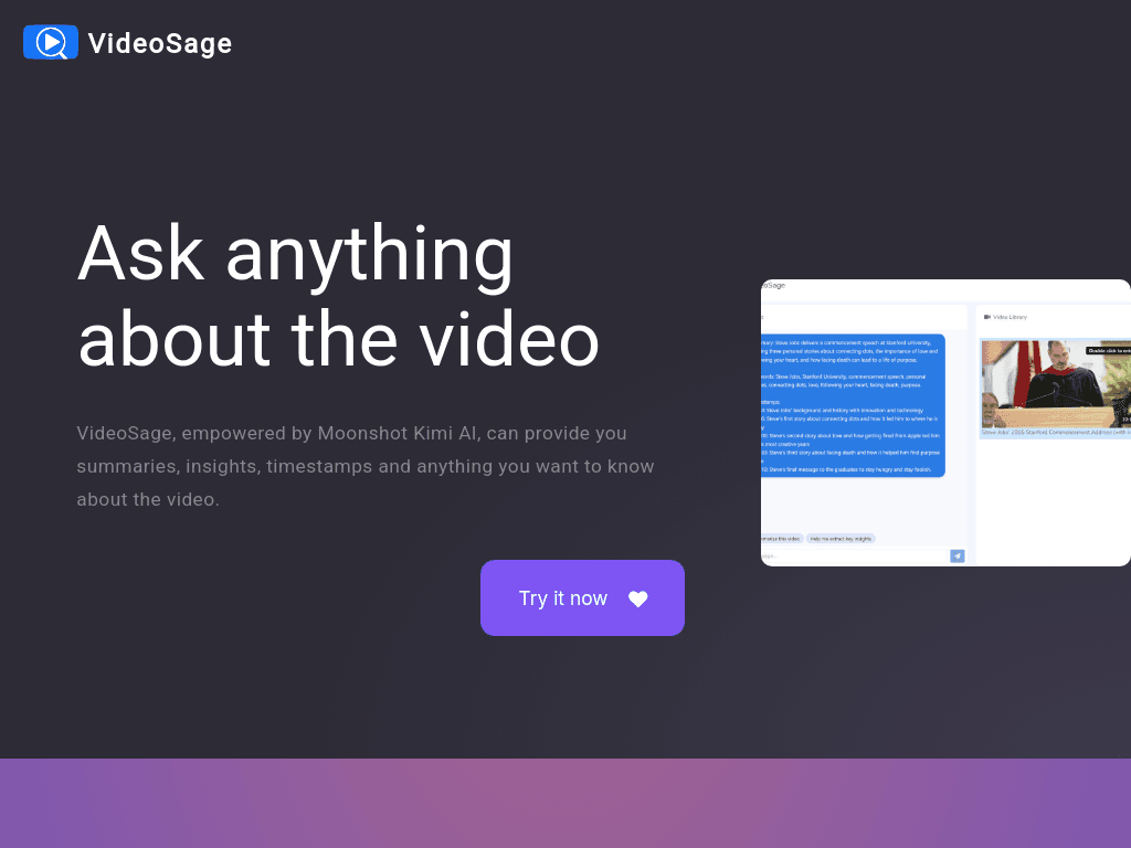 VideoSage screenshot