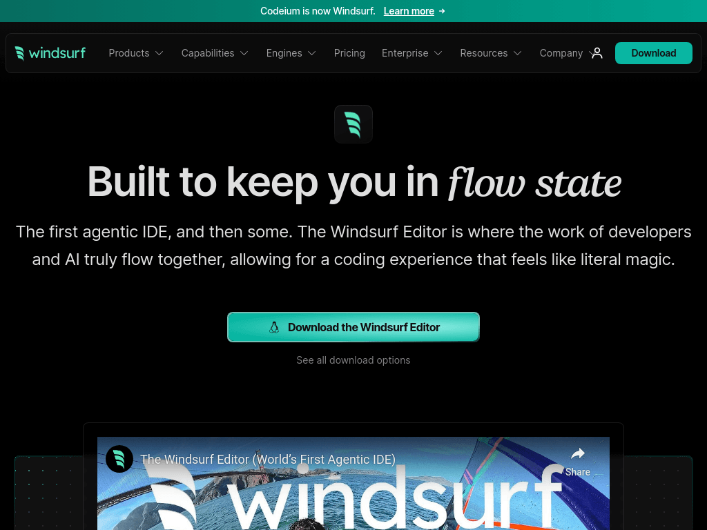 Windsurf screenshot