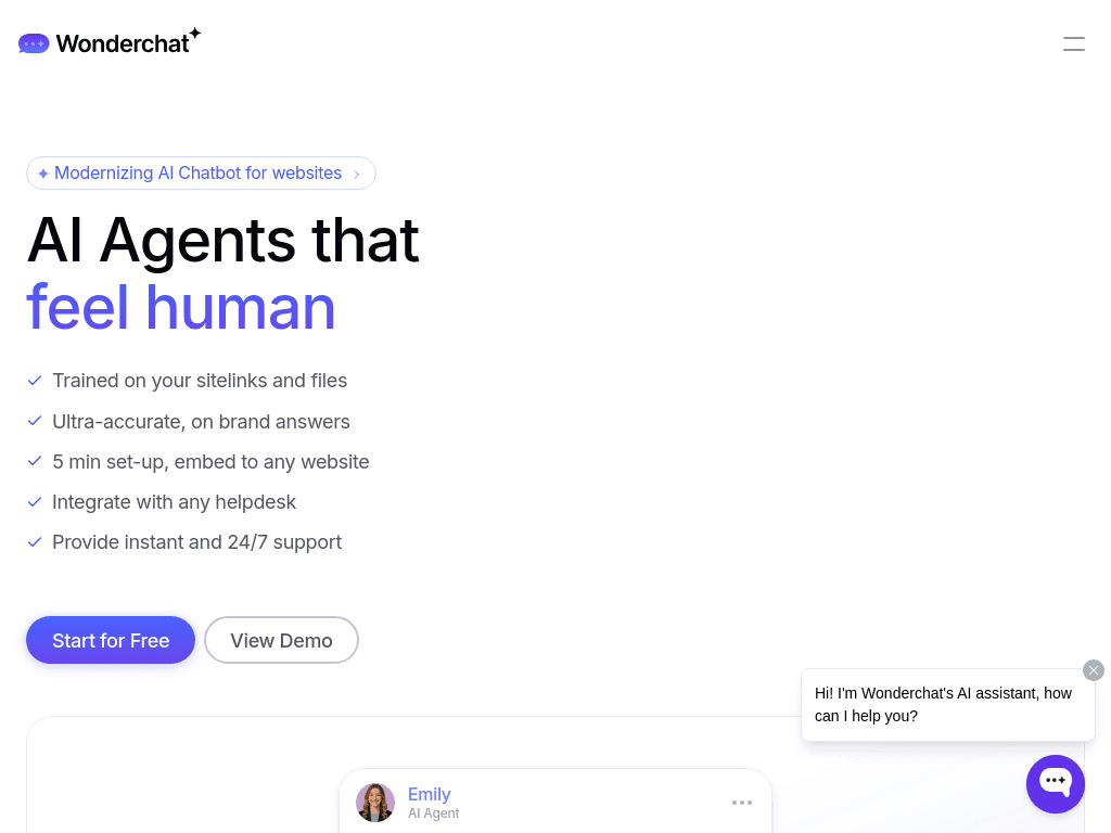 Wonderchat screenshot