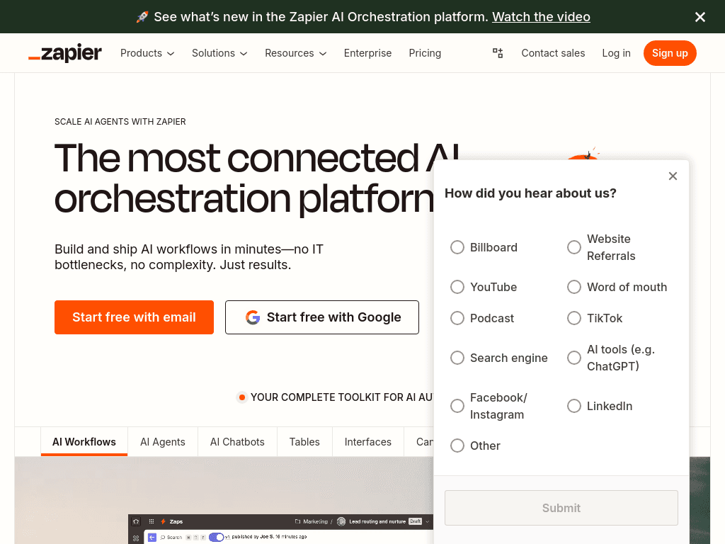 Zapier screenshot